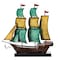 Vintiquewise Nautical Home Decor Metal Sailboat Centerpiece Ship Decor Desktop Decoration, Color QI004320-C - alternate 1